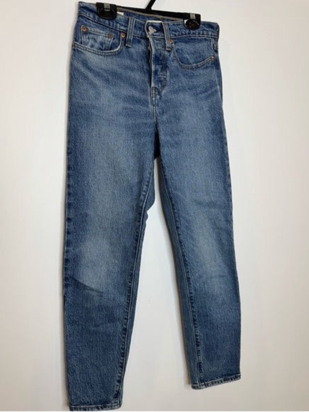 Classic High-Rise Women’s Blue Denim Jeans - Picture 2 of 2